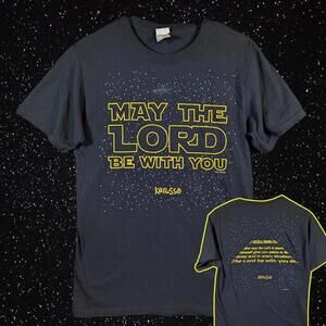 Y2K Vintage 2011 Kerusso x Star Wars Jesus Christian M May The Lord Be With You